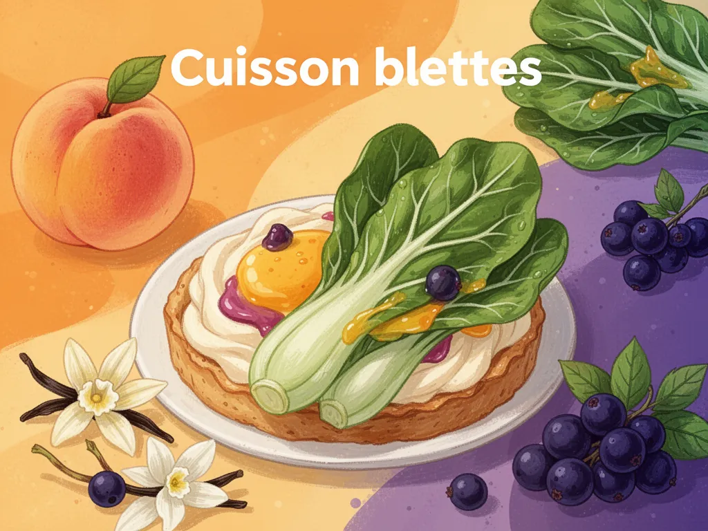 Cuisson blettes : guide technique pour garder couleur, texture et tenue